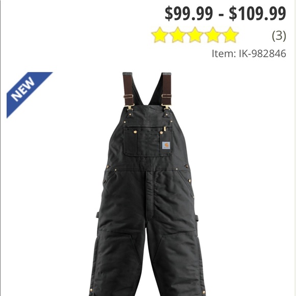 Carhartt Other - Carhartt Bib Overalls 34x32